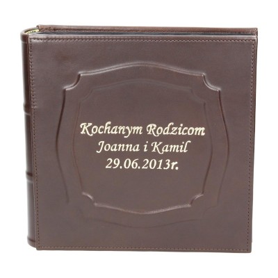 Skórzany album z dedykacją 0477 Skórzany album z dedykacją 0477