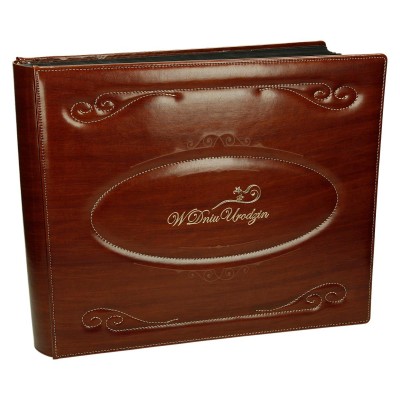 Album z ozdobnym wyszyciem, grawerem i złoceniem 0495 Album z ozdobnym wyszyciem, grawerem i złoceniem 0495