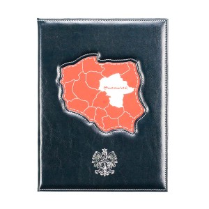 Dyplom z biało-czerwonym wypełnieniem oraz tłoczeniem - Orzeł Biały 0337_1