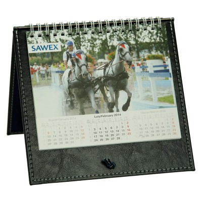 Kalendarz stojący na biurko na spirali 0640 Kalendarz stojący na biurko na spirali 0640