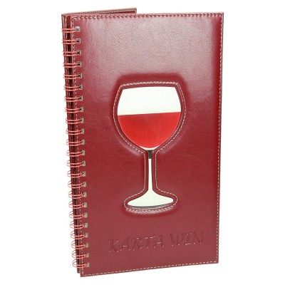 Karta win w oprawie na spirali 0996 Karta win w oprawie na spirali 0996