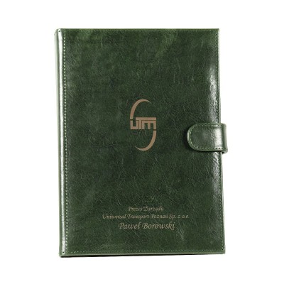 Notes ze skóry naturalnej z zapięciem na magnes 0641 Notes ze skóry naturalnej z zapięciem na magnes 0641