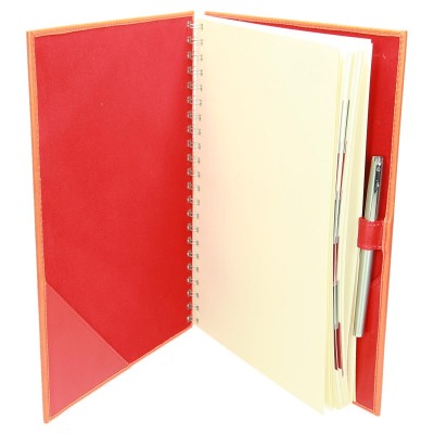 Kalendarz z eko-skóry w oprawie na spirali 0314 Kalendarz z eko-skóry w oprawie na spirali 0314