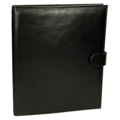 Segregator ze skóry naturalnej z grawerem 0486 Segregator ze skóry naturalnej z grawerem 0486