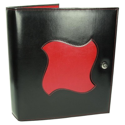 Segregator z wszytą aplikacją z eko skóry 0354 Segregator z wszytą aplikacją z eko skóry 0354