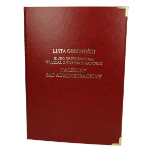 Skoroszyt w oprawie introligatorskiej z wąsem 0799_1