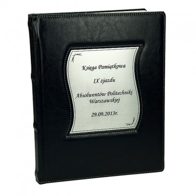 Księga z grawerowaną wstawką z laminatu 0596 Księga z grawerowaną wstawką z laminatu 0596