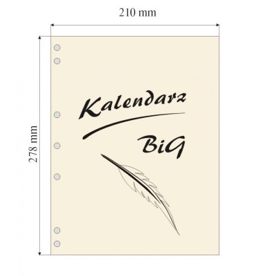 Wkład kompletny A-4 do organizerów A-4 Wkład kompletny A-4 do organizerów A-4