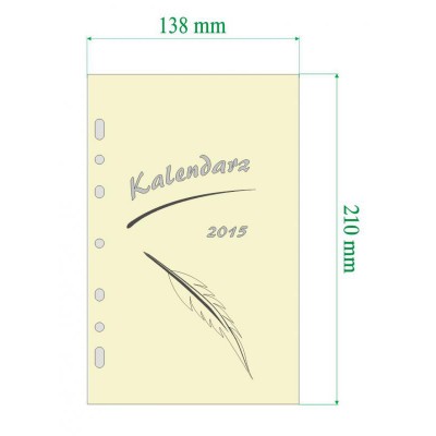 Wkład kompletny A-5 do organizerów A-5 Wkład kompletny A-5 do organizerów A-5